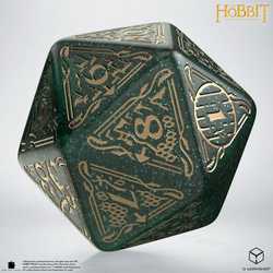 The Hobbit Jumbo D20 Spindown Die: Verdant (1)