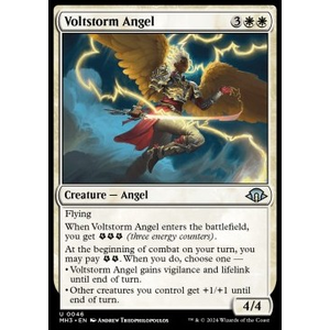 Magic löskort: Modern Horizons 3: Voltstorm Angel (Foil)