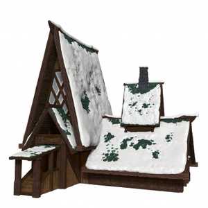 Icons of the Realms: Icewind Dale - The Lodge Papercraft Set