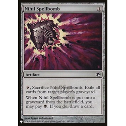 Magic löskort: The List: Nihil Spellbomb