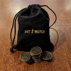 Set a Watch: Metal Coins (24) with cloth bag