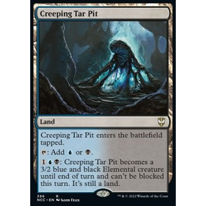 Magic löskort: Commander: Streets of New Capenna: Creeping Tar Pit