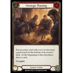 FaB Löskort: Uprising: Strategic Planning (Red) (Rainbow Foil)