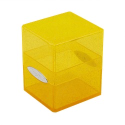Ultra Pro Deck Box Satin Cube - Glitter Yellow