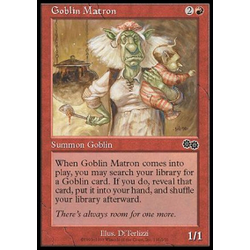 Magic löskort: Urza's Saga: Goblin Matron