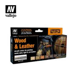 Vallejo Paint Set Wood & Leather
