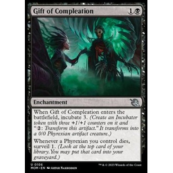 Magic löskort: March of the Machine: Gift of Compleation