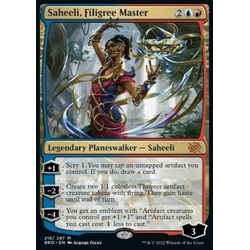 Magic löskort: The Brothers' War: Saheeli, Filigree Master