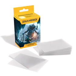 Card Sleeves Standard Frosted Clear (104 in box) (Asgaardian)