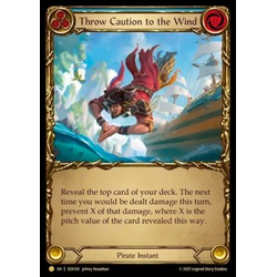 FaB Löskort: High Seas: Throw Caution to the Wind (Cold Foil)