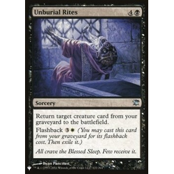 Magic löskort: The List: Unburial Rites