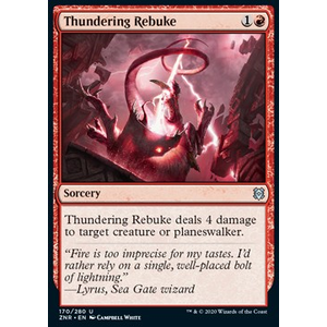 Magic löskort: Zendikar Rising: Thundering Rebuke