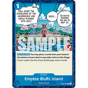 One Piece Löskort: Emperors in the New World: Emptee Bluffs Island