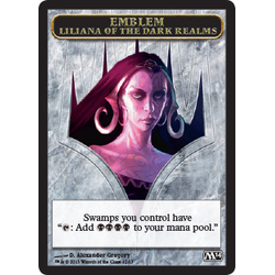 Magic löskort: Magic 2014: Liliana of the Dark Realms Emblem