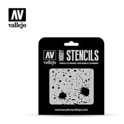 Vallejo Stencils: Splash & Stains