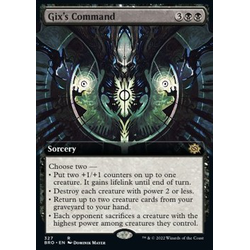 Magic löskort: The Brothers' War: Gix's Command (alternative art)