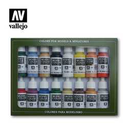 Vallejo Paint Set Basic Colors USA