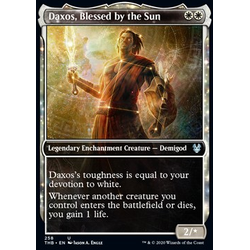 Magic löskort: Theros: Beyond Death: Daxos, Blessed by the Sun (alternate art)