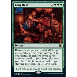Magic löskort: Adventures in the Forgotten Realms: Long Rest (Foil)