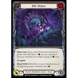 FaB Löskort: Dusk till Dawn: Rift Skitter (Red) (Rainbow Foil)
