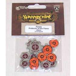 Warmachine MK I Token Set: Feora, Protector of the Flame (Epic)