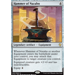 Magic löskort: Commander 2017: Hammer of Nazahn