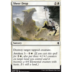 Magic löskort: Battle for Zendikar: Sheer Drop