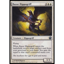 Magic löskort: Scars of Mirrodin: Razor Hippogriff (Foil)