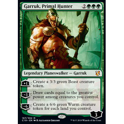 Magic löskort: Commander 2019: Garruk, Primal Hunter