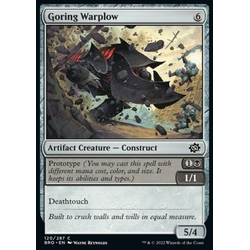 Magic löskort: The Brothers' War: Goring Warplow