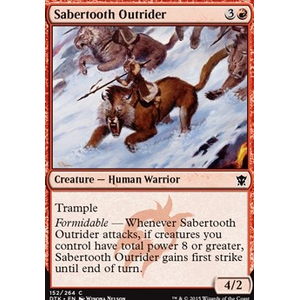 Magic löskort: Dragons of Tarkir: Sabertooth Outrider