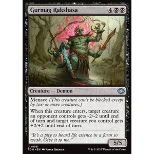 Magic löskort: Tarkir: Dragonstorm: Gurmag Rakshasa (Foil)