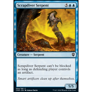Magic löskort: Commander Legends: Scrapdiver Serpent