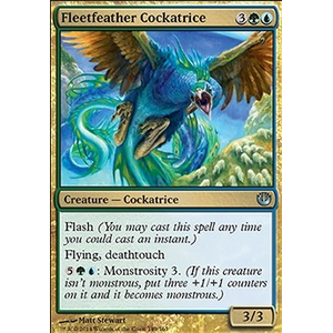 Magic löskort: Journey into Nyx: Fleetfeather Cockatrice