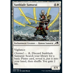 Magic löskort: Kamigawa: Neon Dynasty: Sunblade Samurai