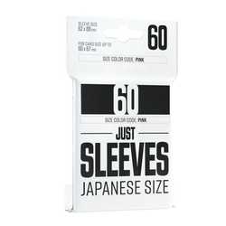 Card Sleeves "Just Sleeves" Japanese Size Black (60) (GameGenic)