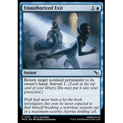 Magic löskort: Murders at Karlov Manor: Unauthorized Exit