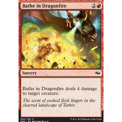 Magic löskort: Fate Reforged: Bathe in Dragonfire