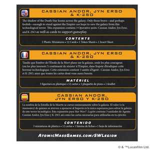 Star Wars: Legion - Cassian Andor, Jyn Erso & K-2SO