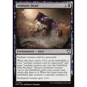 Magic löskort: Commander: Secrets of Strixhaven: Animate Dead