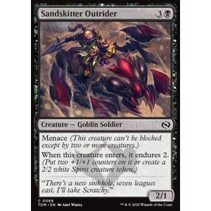 Magic löskort: Tarkir: Dragonstorm: Sandskitter Outrider (Foil)