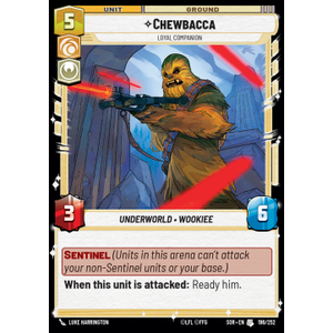 Star Wars: Unlimited Löskort: Spark of Rebellion: Chewbacca, Loyal Companion