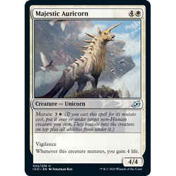 Magic löskort: Ikoria: Lair of Behemoths: Majestic Auricorn (Foil)