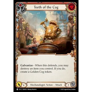 FaB Löskort: High Seas: Teeth of the Cog (Red) (Rainbow Foil)