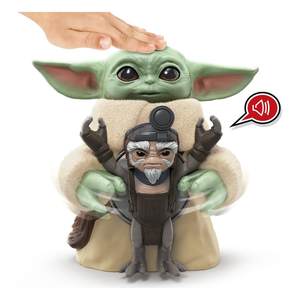 Star Wars Electronic Action Figure: The Mandalorian & Grogu - Huggin' Grogu & Anzellan