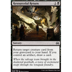 Magic löskort: Aether Revolt: Resourceful Return