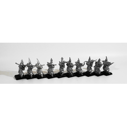 Dark Elves: Crossbowmen (10st, Metall)
