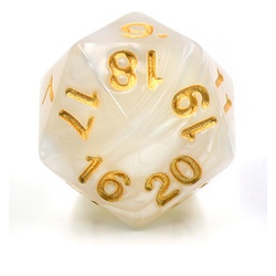 Spindown D20, 22 mm - Pearl White