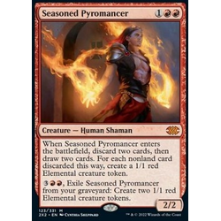 Magic löskort: Double Masters 2022: Seasoned Pyromancer