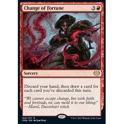 Magic löskort: Innistrad: Crimson Vow: Change of Fortune (Foil)